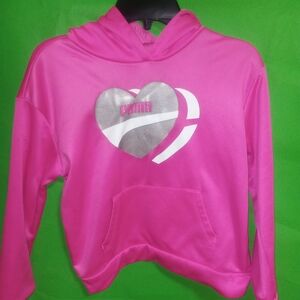 Puma Pink Heart Hoodie